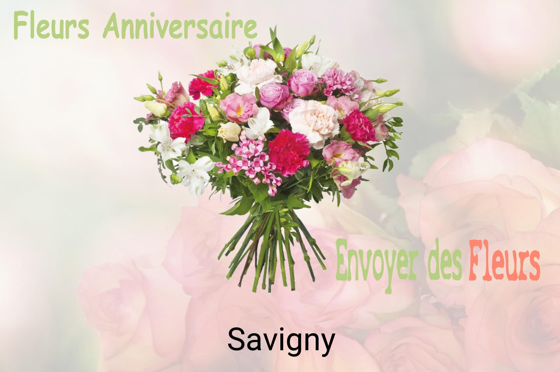 Bouquet de fleurs d’anniversaire livré à Savigny