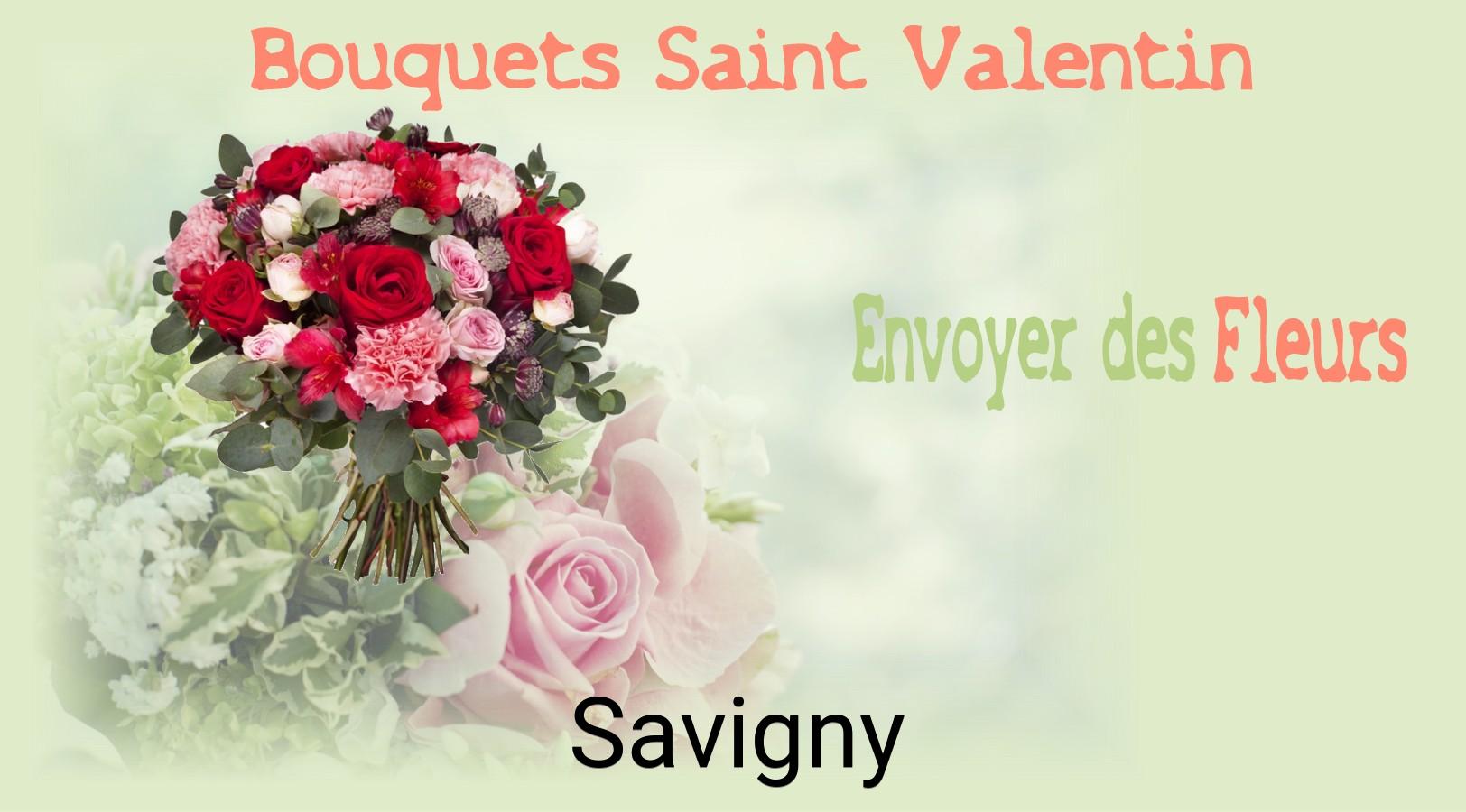 Roses de Saint-Valentin livrées à Savigny